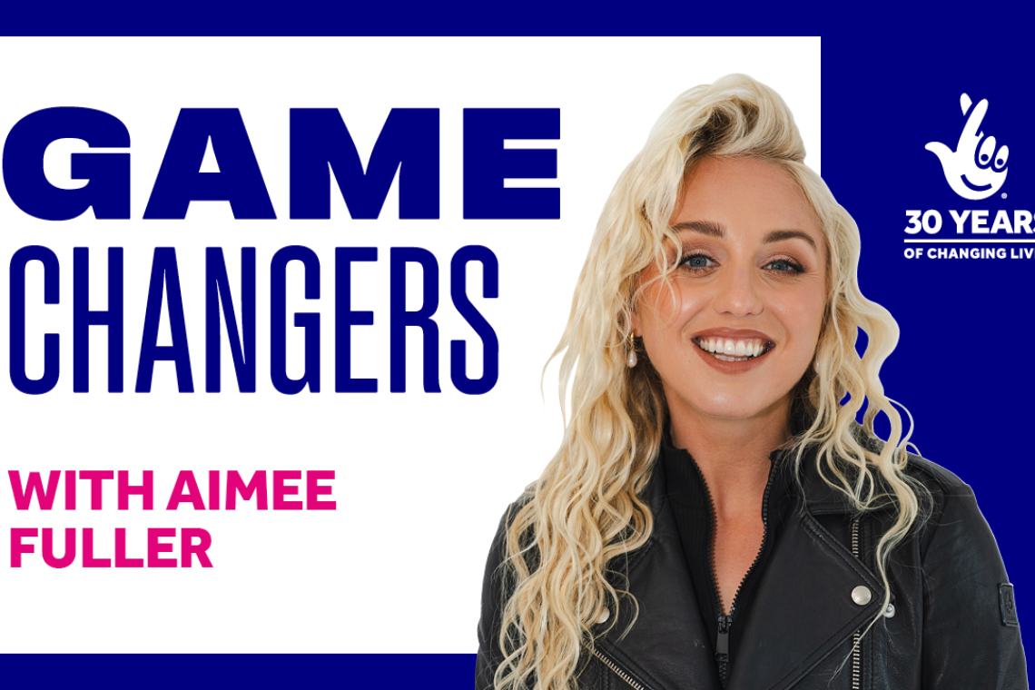 Game Changers Podcast promo image with Aimee Fuller