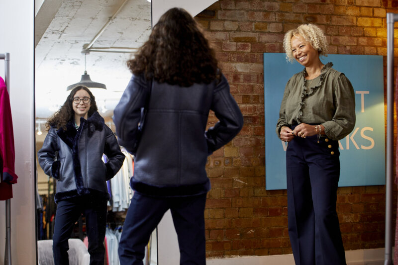 "A magic mirror moment" (picture courtesy of Smart Works Scotland)