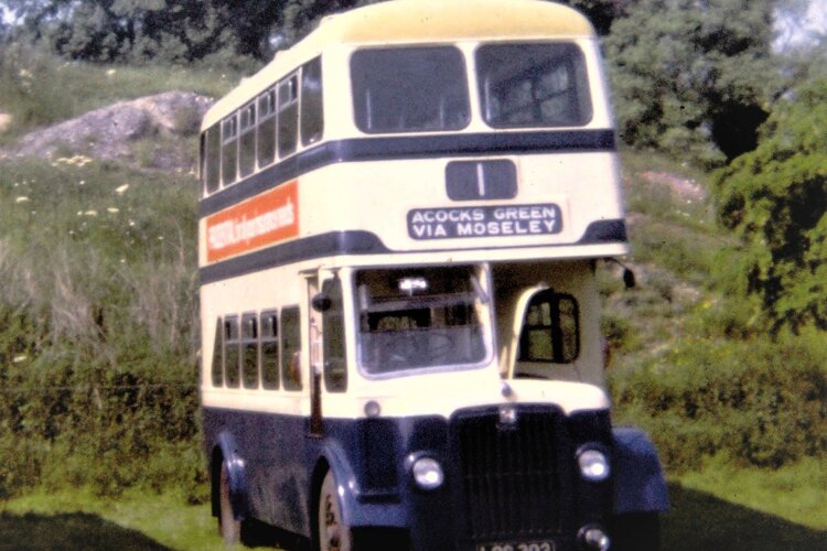 LOG 302 is part of the museum's collection but shown here before it was restored.