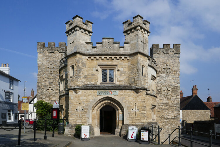 Entrance to Buckingham Old Gaol Museum and Tourist Information Centre