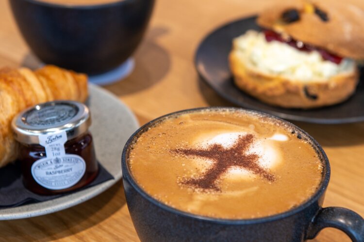 Coffee and cakes available from the Hendon Kitchen at RAF Museum
