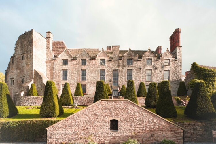 Hay Castle in Hay-on-Wye