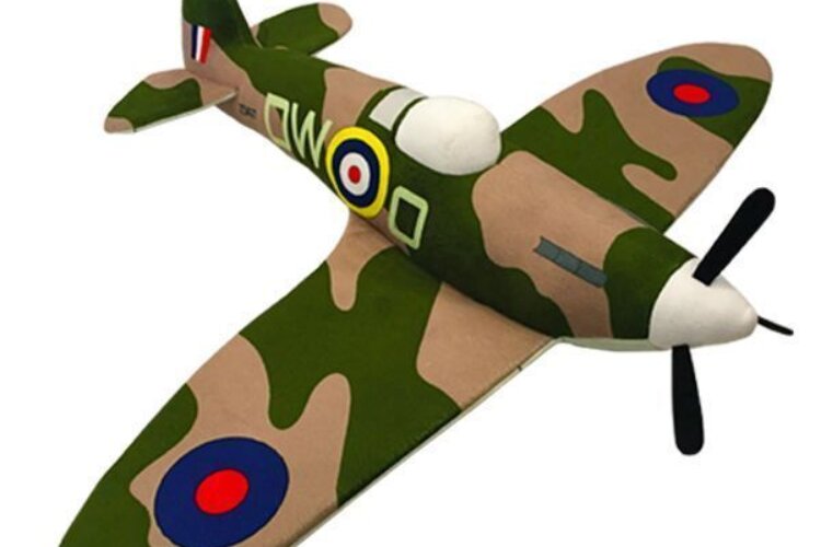 Spitfire plush toy available from the RAF Museum Shop