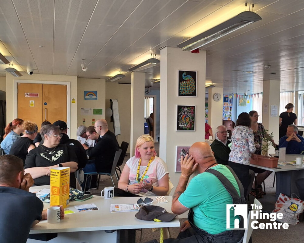 FREE Tea/Coffee & Toasty Treats - Find out more about The Hinge Centre!